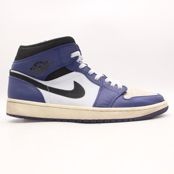 Nike Air Jordan Men's 12 Deep Royal Blue Leather Athletic Sneakers 852542-400 - Picture 1 of 10